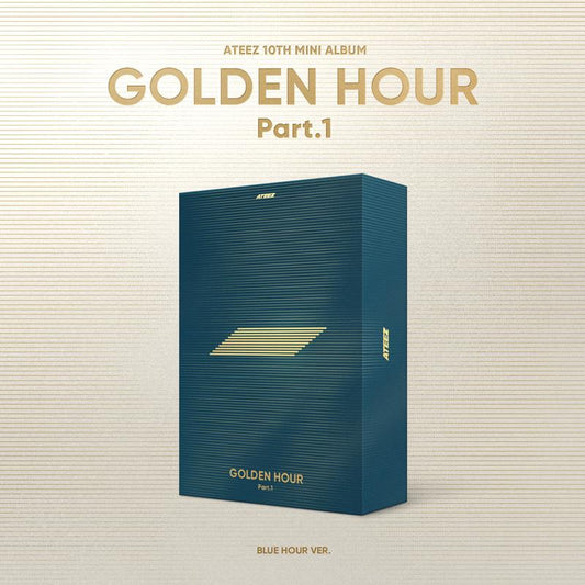 ATEEZ - 10. Mini Album [GOLDEN HOUR PART.1] (BLUE HOUR Ver.)