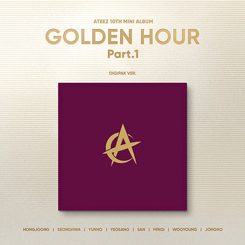 ATEEZ - 10. Mini Album [GOLDEN HOUR PART.1] (Digipack Ver.)