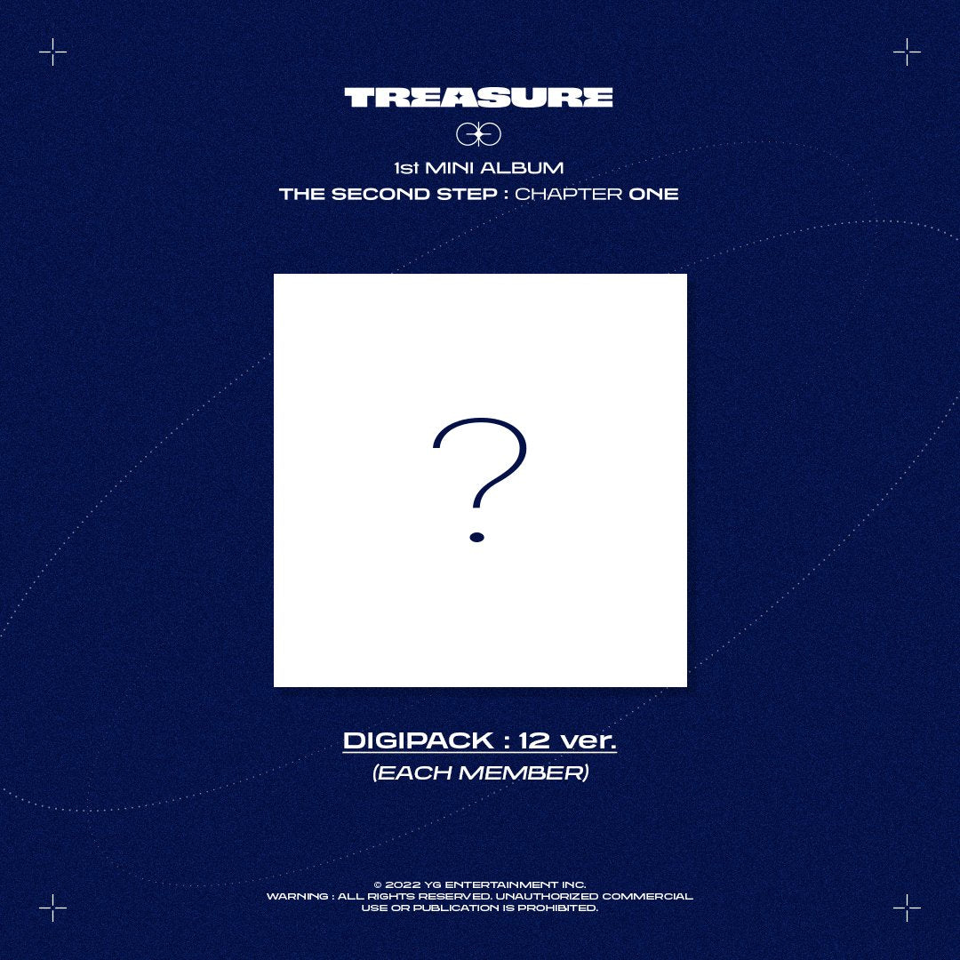 TREASURE - 1. Mini Album [THE SECOND STEP : CHAPTER ONE] (Digipack Ver.)