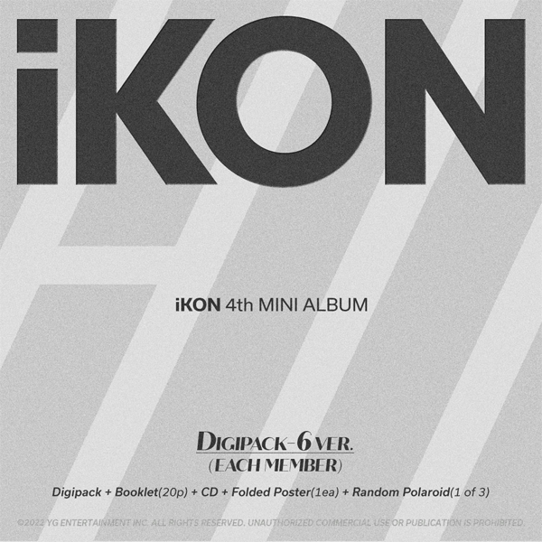 iKON - 4. Mini Album [FLASHBACK] (DIGIPAK Ver.) (Zufällige Ver.)