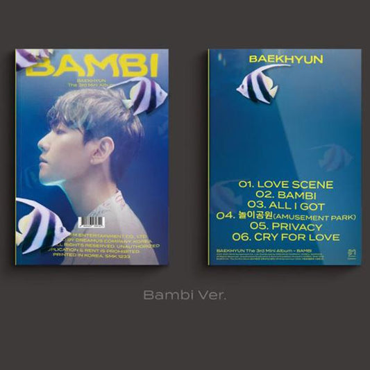 BAEKHYUN - 3. Mini Album [BAMBI] (Photobook Bambi Ver.)