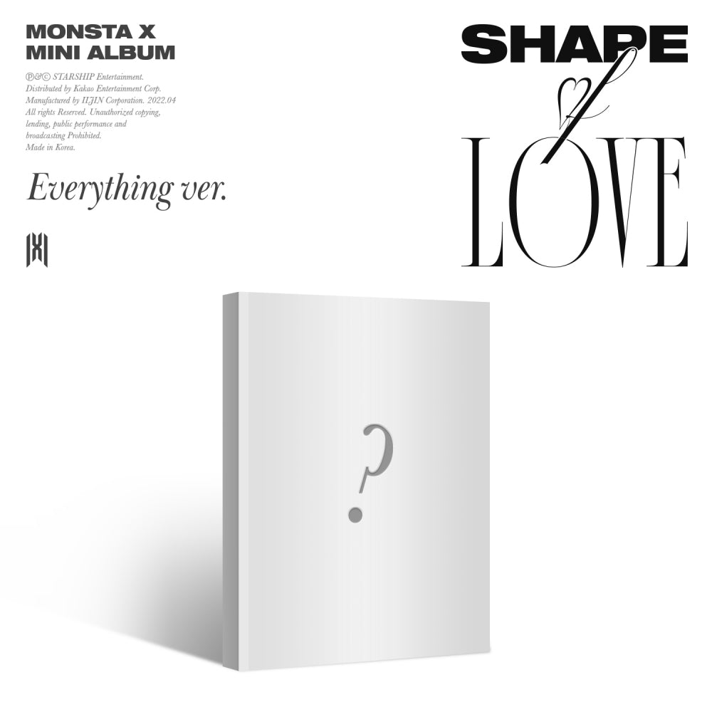 MONSTA X - 11. Mini Album [SHAPE of LOVE] (Everything Ver.)