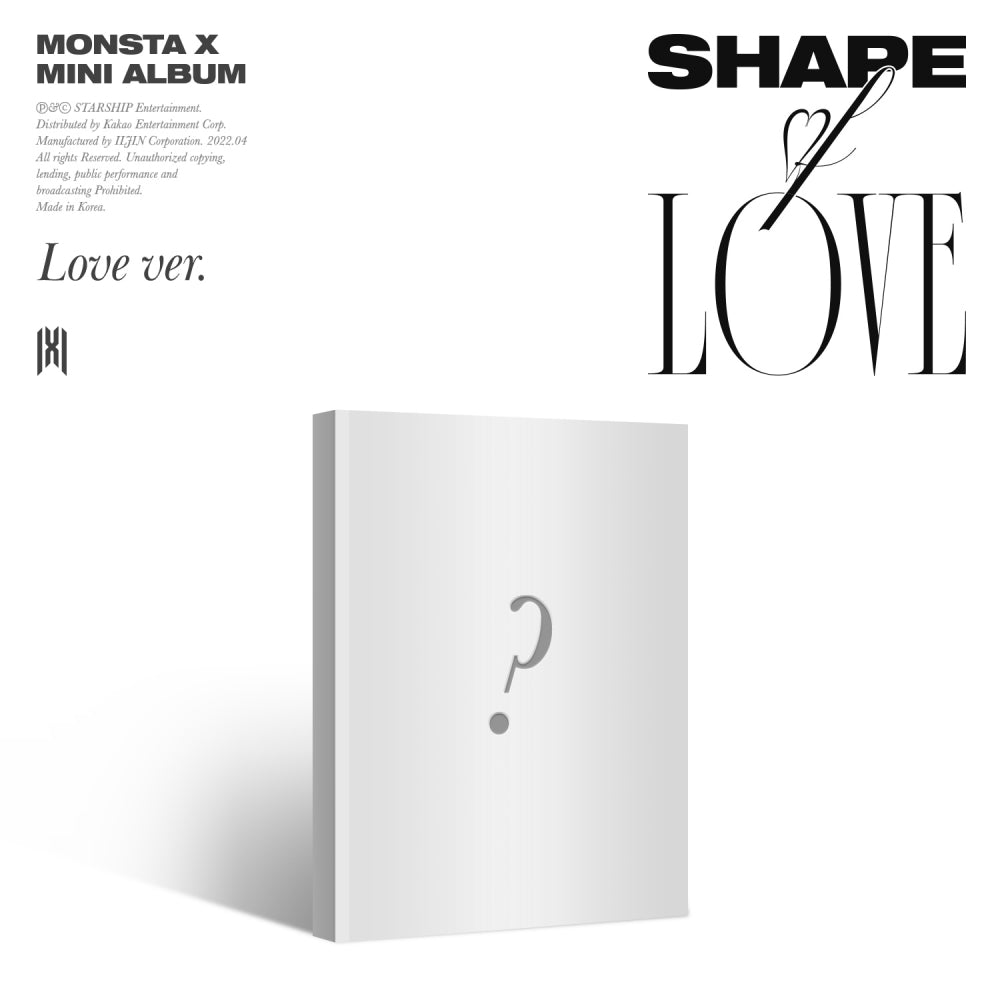 MONSTA X - 11. Mini Album [SHAPE of LOVE] (Love Ver.)