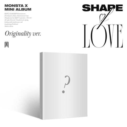MONSTA X - 11. Mini Album [SHAPE of LOVE] (Originality Ver.)